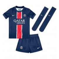 Paris Saint-Germain Achraf Hakimi #2 Fußballbekleidung Heimtrikot Kinder 2024-25 Kurzarm (+ kurze hosen)